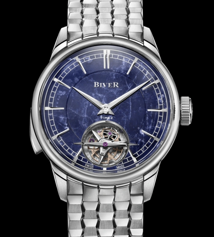 Biver,Minute repeater 42mm,42mm,Titanium,Blue,Automatic,Tourbillon,Minute Repeater,Carillon tourbillon titanium Sodalite