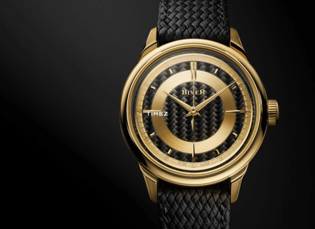 Biver,Micro-rotor 39mm,39mm,Yellow Gold,Black,Gold,Automatic,65hours,In-house Caliber,Automatique Atelier Series Carbon Edition