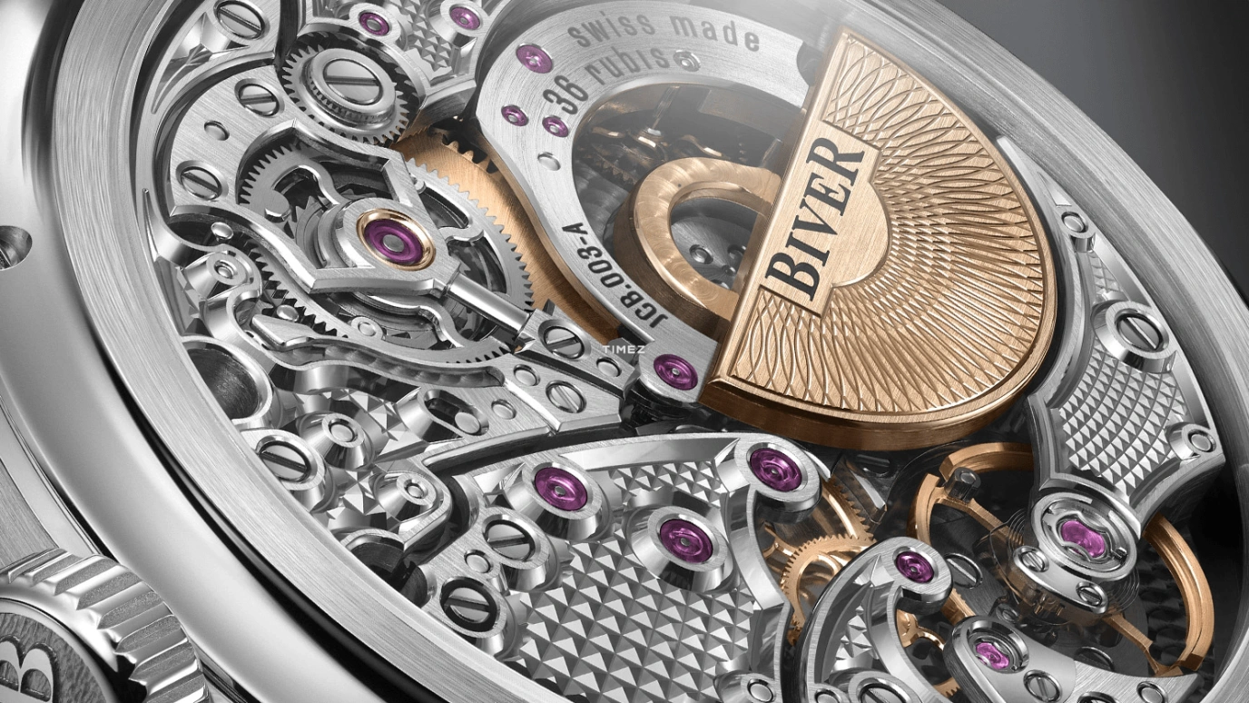 Biver,Landmark timepieces 39mm,39mm,Platinum,White,Automatic,65hours,In-house Caliber,Automatique Platinum Japan Edition