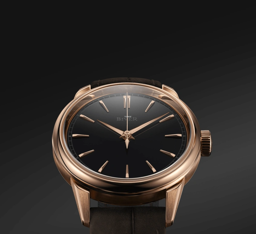 Biver,Landmark timepieces 39mm,39mm,Rose Gold,Black,Automatic,65hours,In-house Caliber,Automatique Rose Gold Japan Edition