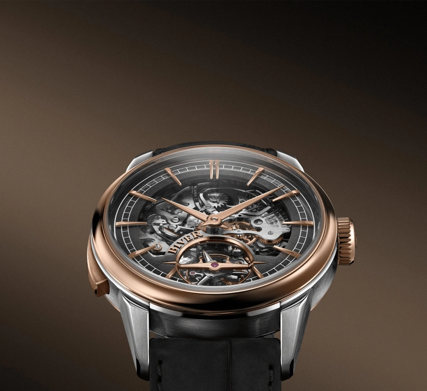 Biver,Minute repeater 42mm,42mm,Titanium,Rose Gold,Silver,Black,Automatic,Tourbillon,Minute Repeater,Carillon tourbillon two,Carillon tourbillon two-tone