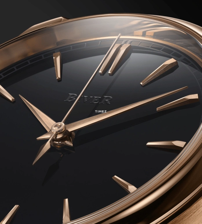Biver,Landmark timepieces 39mm,39mm,Rose Gold,Black,Automatic,65hours,In-house Caliber,Automatique Rose Gold Japan Edition