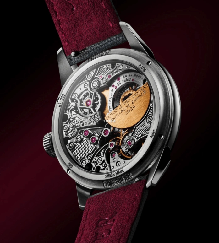 Biver,Landmark timepieces 39mm,39mm,Stainless Steel,Wine Red,Automatic,65hours,In-house Caliber,Automatique Echoes of this moment