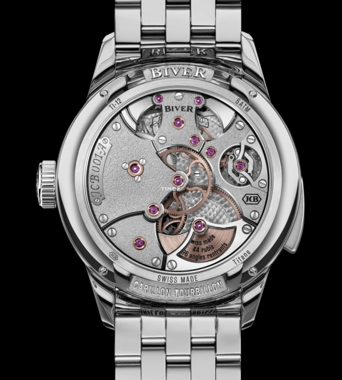 Biver,Minute repeater 42mm,42mm,Titanium,Blue,Automatic,Tourbillon,Minute Repeater,Carillon tourbillon titanium Sodalite