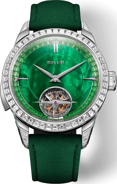 Biver Minute repeater Carillon tourbillon tsavorite