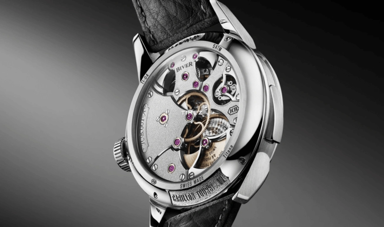 Biver,Minute repeater 42mm,42mm,Titanium,White,Automatic,Tourbillon,Minute Repeater,Carillon Tourbillon Mother,Carillon Tourbillon Mother-of-Pearl