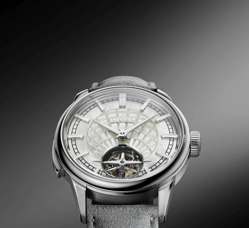 Biver,Minute repeater 42mm,42mm,Titanium,White,Automatic,Tourbillon,Minute Repeater,Carillon Tourbillon Mother,Carillon Tourbillon Mother-of-Pearl
