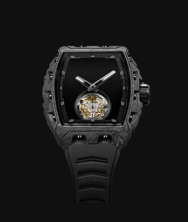 Blackout Concept,XP1 44x52mm,44x52mm,Forged Carbon,Black,Handwound,Tourbillon,Sapphire,Crystal Glass,Tourbillon Phantom x Ocarat
