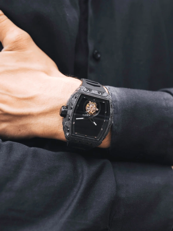 Blackout Concept,XP1 44x52mm,44x52mm,Forged Carbon,Black,Handwound,Tourbillon,Sapphire,Crystal Glass,Tourbillon Phantom x Ocarat