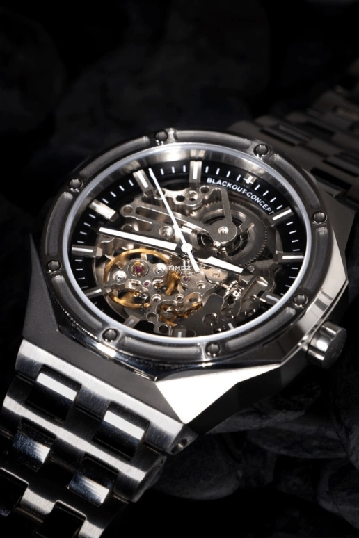 Blackout Concept,ETERNAL 41mm,41mm,Stainless Steel,Skeleton,Automatic,36hours,Sapphire,MKII