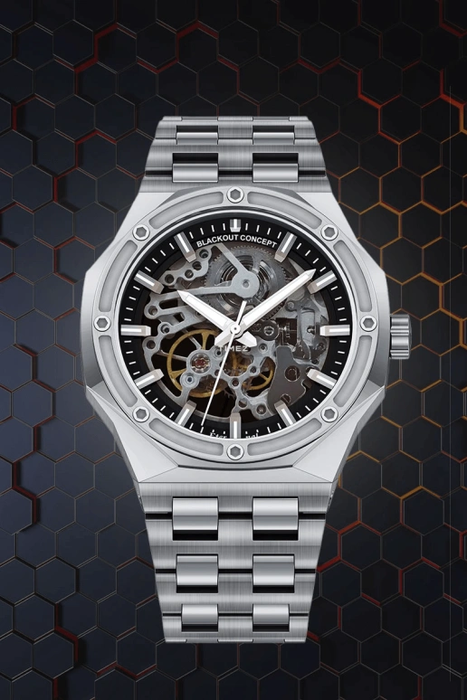 Blackout Concept,ETERNAL 41mm,41mm,Stainless Steel,Skeleton,Automatic,36hours,Sapphire,MKII
