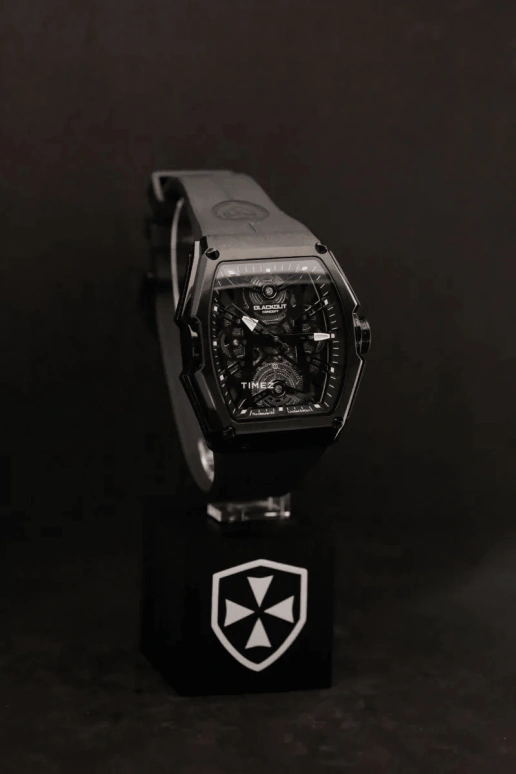 Blackout Concept,P-Series 44x53mm,44x53mm,Stainless Steel,Black,Skeleton,Automatic,42hours,Sapphire,P,P-One Mike James