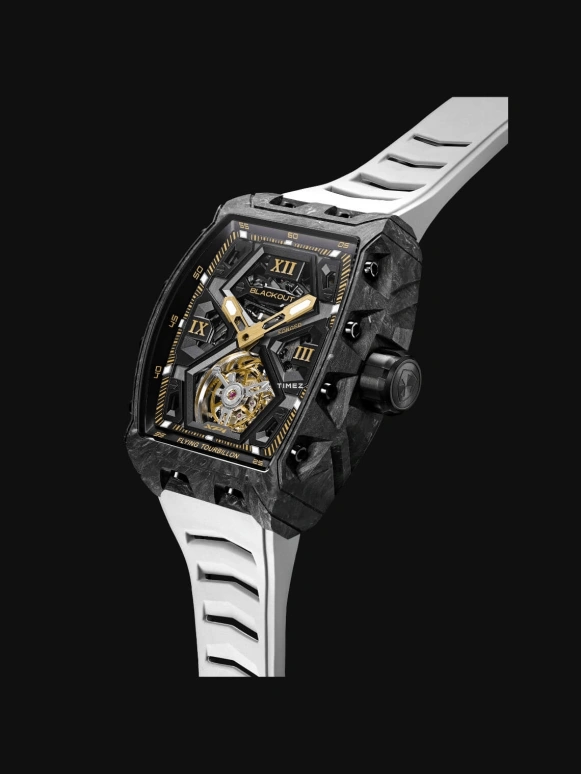 Blackout Concept,XP1 44x52mm,44x52mm,Forged Carbon,Black,Handwound,Tourbillon,Sapphire,Crystal Glass,Tourbillon LT Centurion