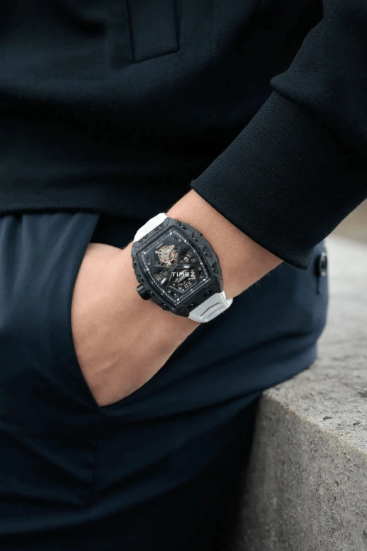 Blackout Concept,XP1 44x52mm,44x52mm,Forged Carbon,Black,Skeleton,Handwound,Tourbillon,Sapphire,Tourbillon LT Black