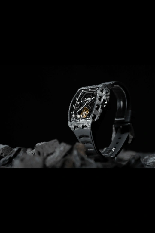 Blackout Concept,XP1 44x52mm,44x52mm,Forged Carbon,Black,Skeleton,Handwound,Tourbillon,Sapphire,Tourbillon LT Black