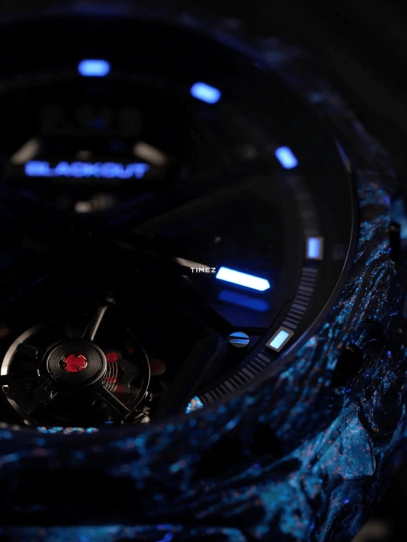 Blackout Concept,XPE 42.50mm,42.50mm,Forged Carbon,Black,Automatic,Tourbillon,Sapphire,Crystal Glass,XPE Tourbillon Black