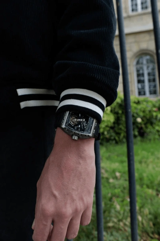 Blackout Concept,XP1 44x52mm,44x52mm,Titanium,Black,Skeleton,Handwound,Tourbillon,Sapphire,Tourbillon Ti