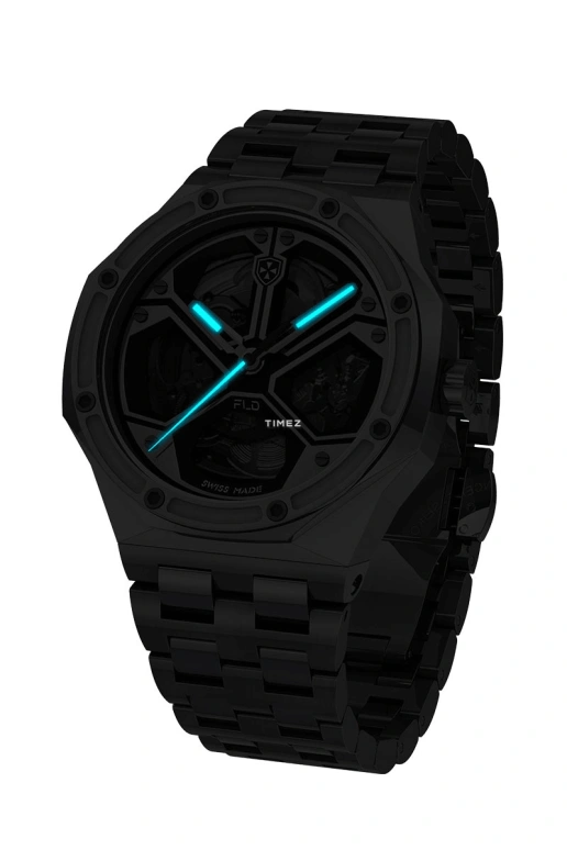 Blackout Concept,ETERNAL 41mm,41mm,Stainless Steel,Skeleton,Silver,Automatic,42hours,Sapphire,FLD,FLD-Swiss Made