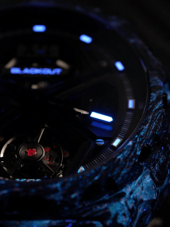 Blackout Concept,XPE 42.50mm,42.50mm,Forged Carbon,Black,Automatic,Tourbillon,Sapphire,Crystal Glass,XPE Tourbillon Ultrablack