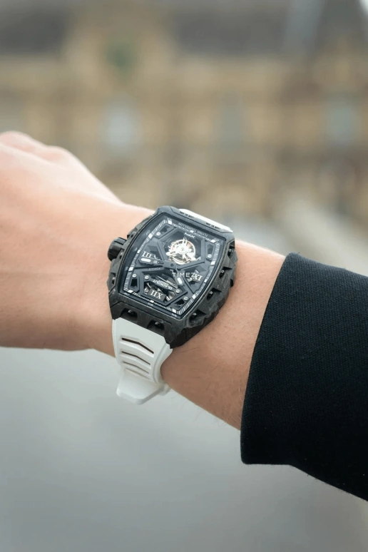 Blackout Concept,XP1 44x52mm,44x52mm,Forged Carbon,Black,Skeleton,Handwound,Tourbillon,Sapphire,Tourbillon LT Black