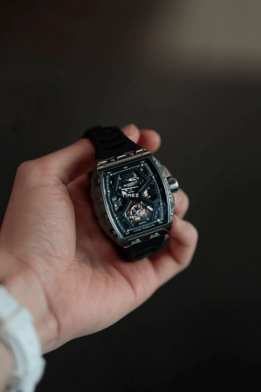 Blackout Concept,XP1 44x52mm,44x52mm,Titanium,Black,Skeleton,Handwound,Tourbillon,Sapphire,Tourbillon Ti