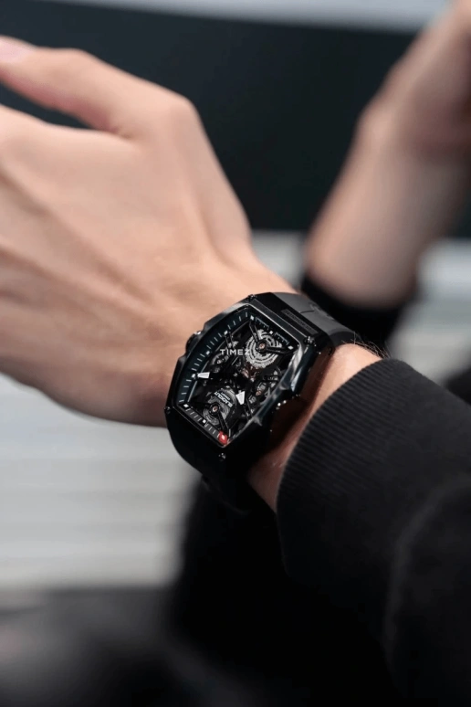 Blackout Concept,P-Series 44x53mm,44x53mm,Stainless Steel,Black,Skeleton,Automatic,42hours,Sapphire,P,P-One Mike James