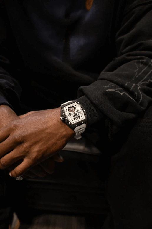 Blackout Concept,XP1 44x52mm,44x52mm,Forged Carbon,White,Handwound,Tourbillon,Sapphire,Tourbillon-Allan Saint-Maximin