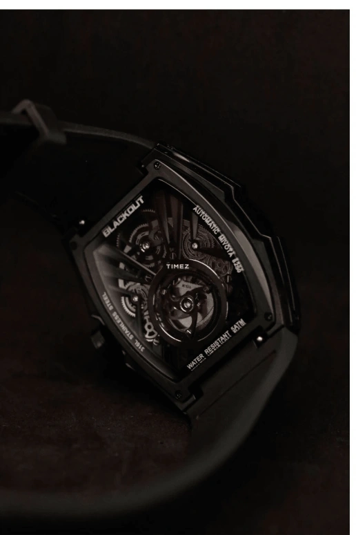 Blackout Concept,P-Series 44x53mm,44x53mm,Stainless Steel,Black,Skeleton,Automatic,42hours,Sapphire,P,P-One Mike James