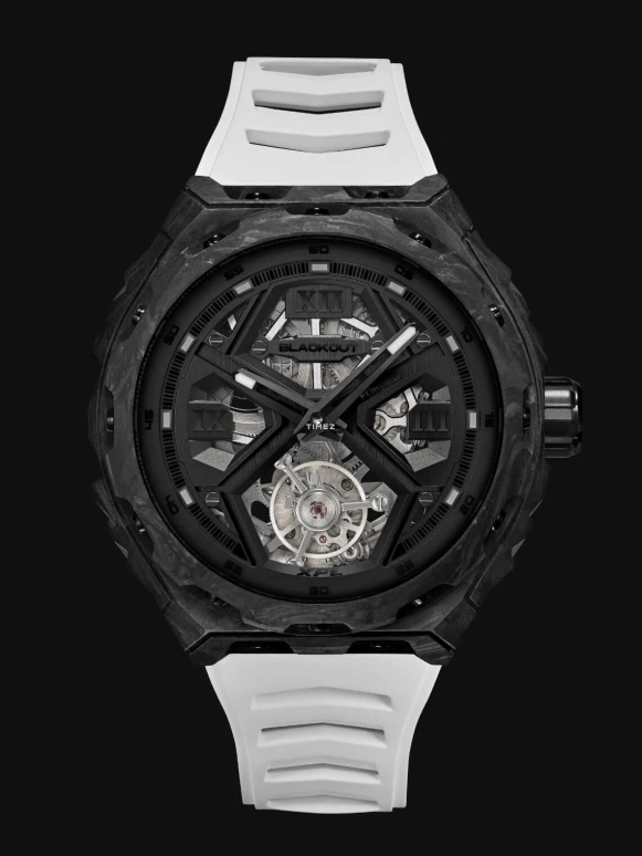 Blackout Concept,XPE 42.50mm,42.50mm,Forged Carbon,Black,Automatic,Tourbillon,Sapphire,Crystal Glass,XPE Tourbillon Ultrablack