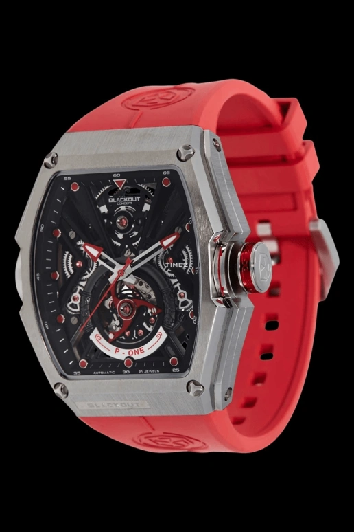 Blackout Concept,P-Series 44x53mm,44x53mm,Stainless Steel,Skeleton,Automatic,42hours,Hardlex,P,P-One S