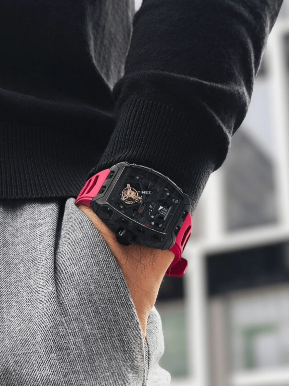 Blackout Concept,XP1 44x52mm,44x52mm,Forged Carbon,Black,Handwound,Tourbillon,Sapphire,Tourbillon Romain Monti