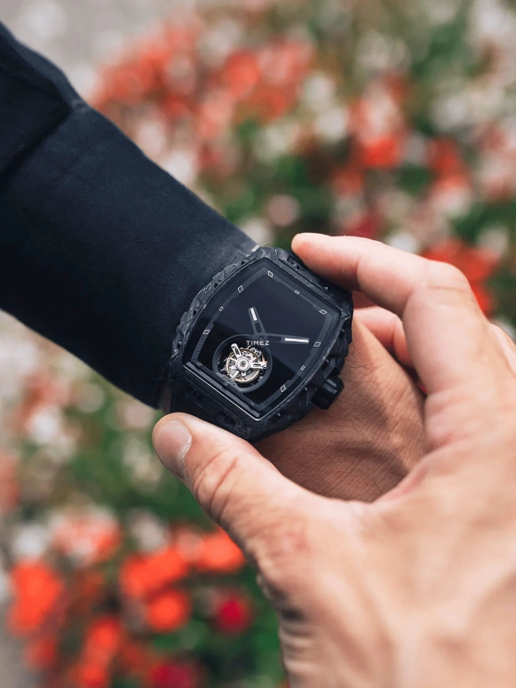 Blackout Concept,XP1 44x52mm,44x52mm,Forged Carbon,Black,Handwound,Tourbillon,Sapphire,Crystal Glass,Tourbillon Phantom x Ocarat
