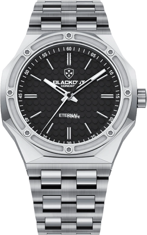 Blackout Concept,ETERNAL 41mm,41mm,Stainless Steel,Black,Automatic,41hours,Sapphire,Onyx