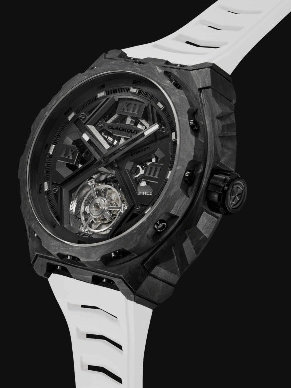 Blackout Concept,XPE 42.50mm,42.50mm,Forged Carbon,Black,Automatic,Tourbillon,Sapphire,Crystal Glass,XPE Tourbillon Ultrablack