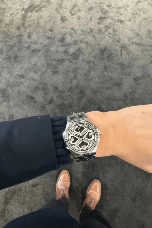 Blackout Concept,ETERNAL 41mm,41mm,Stainless Steel,Skeleton,Silver,Grey,Automatic,41hours,Sapphire,Aria