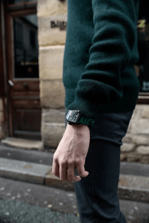 Blackout Concept,XP1 44x52mm,44x52mm,Forged Carbon,Green,Black,Skeleton,Handwound,Tourbillon,Sapphire,Crystal Glass,Tourbillon-Royal Green