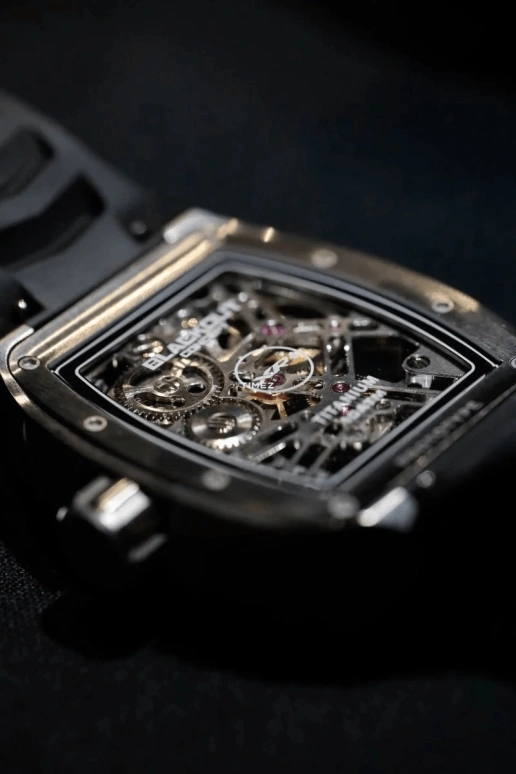 Blackout Concept,XP1 44x52mm,44x52mm,Titanium,Black,Skeleton,Handwound,Tourbillon,Sapphire,Tourbillon Ti
