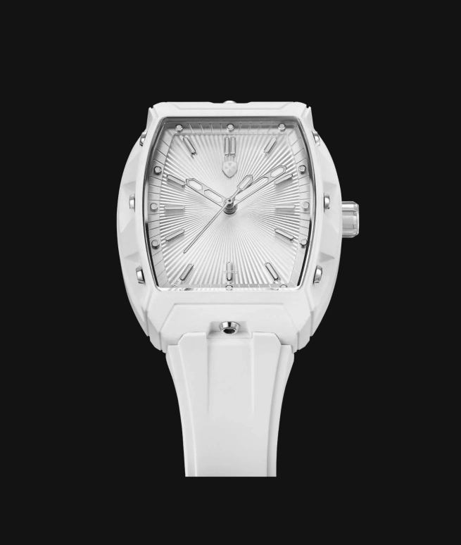 Blackout Concept,XPW 34x41.90mm,34x41.90mm,Carbon,White,Automatic,Sapphire,Crystal Glass,Tonneau,XPW Aurora