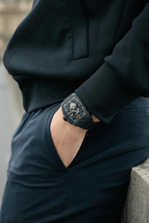Blackout Concept,XP1 44x52mm,44x52mm,Forged Carbon,Black,Skeleton,Handwound,Tourbillon,Sapphire,Tourbillon LT Black