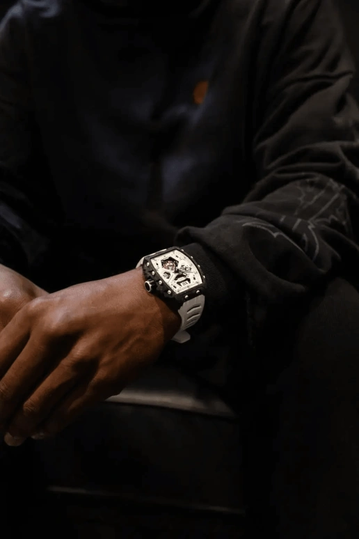 Blackout Concept,XP1 44x52mm,44x52mm,Forged Carbon,White,Handwound,Tourbillon,Sapphire,Tourbillon-Allan Saint-Maximin