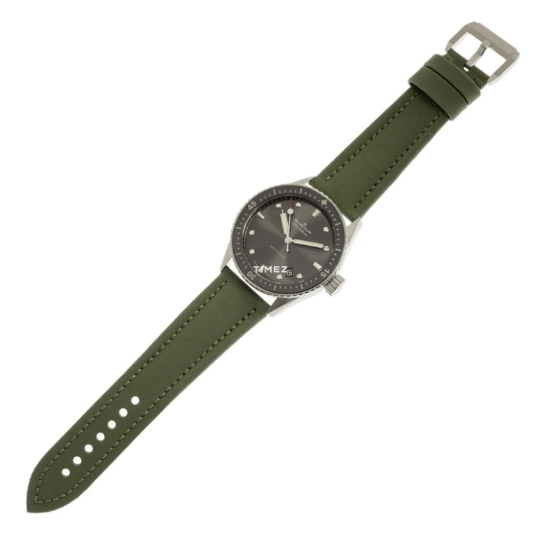 Blancpain,Fifty Fathoms 43mm,43mm,Stainless Steel,Grey,Gradient,Automatic,Day,Anti-magnetic,5000,5000-1110-K52A