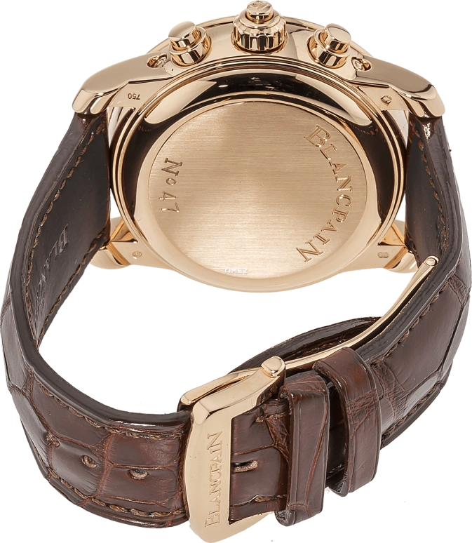Blancpain,Le Brassus 42mm,42mm,Rose Gold,White,Handwound,Chronograph,Moonphase,Perpetual Calendar,Month,Sapphire,Crystal Glass,Round,4286P,4286P-3642A-55