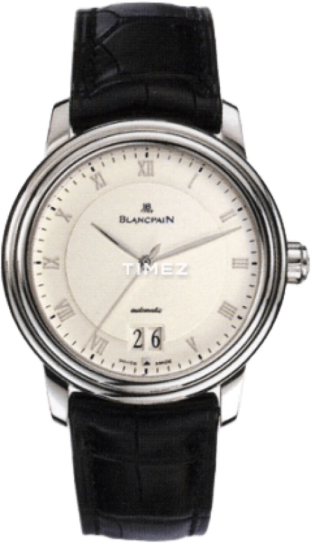 Blancpain,Villeret 38mm,38mm,White Gold,Silver,Automatic,6850,6850-1542-55B