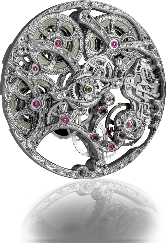 Blancpain,Villeret 38mm,38mm,White Gold,Skeleton,Handwound,192hours,In-house Caliber,6633,6633-1500-55B