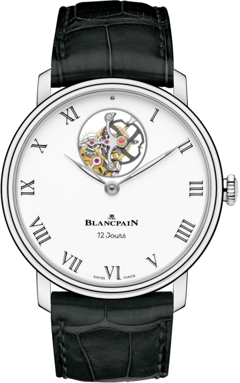 Blancpain,Villeret 42mm,42mm,Platinum,White,Automatic,Power Reserve Indicator,288hours,66240,66240-3431-55B