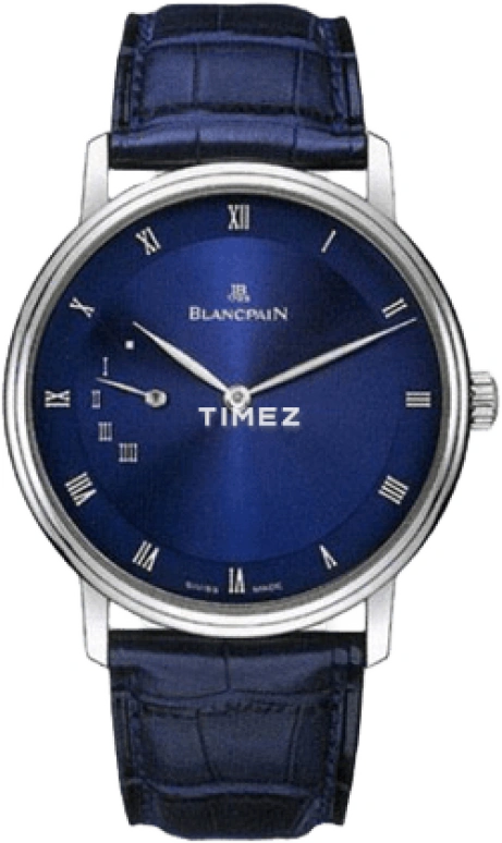Blancpain,Villeret 40mm,40mm,White Gold,Sapphire,Crystal Glass,4040,4040-1540-55