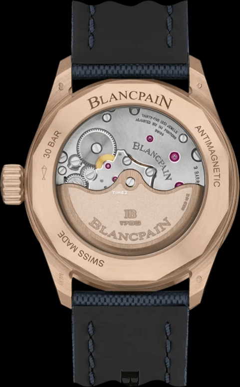 Blancpain,Fifty Fathoms 43mm,43mm,Sedna Gold,Blue,Gradient,Automatic,Day,120hours,5000,5000-36S40-O52B