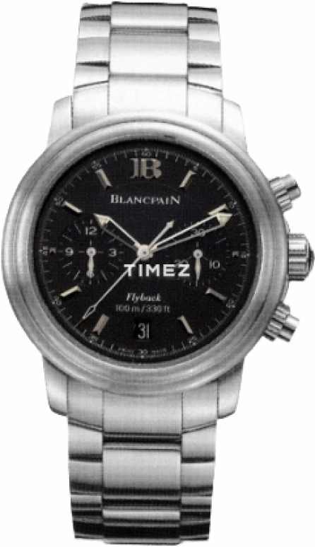 Blancpain,Léman 38mm,38mm,Stainless Steel,Black,Automatic,2182F,2182F-1130A-71