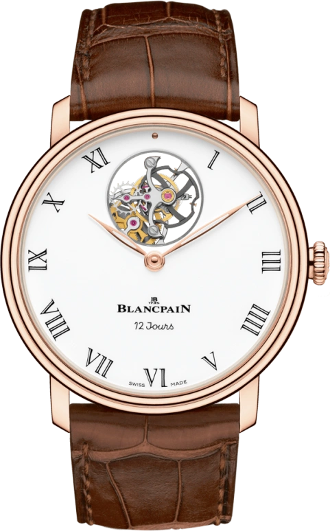 Blancpain,Villeret 42mm,42mm,Platinum,White,Automatic,Power Reserve Indicator,288hours,66240,66240-3631-55B
