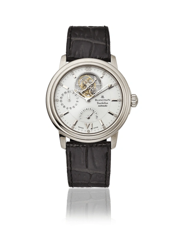 Blancpain,Villeret 38mm,38mm,White Gold,White,Automatic,Day,Power Reserve Indicator,Tourbillon,2125,2125-1527-53B